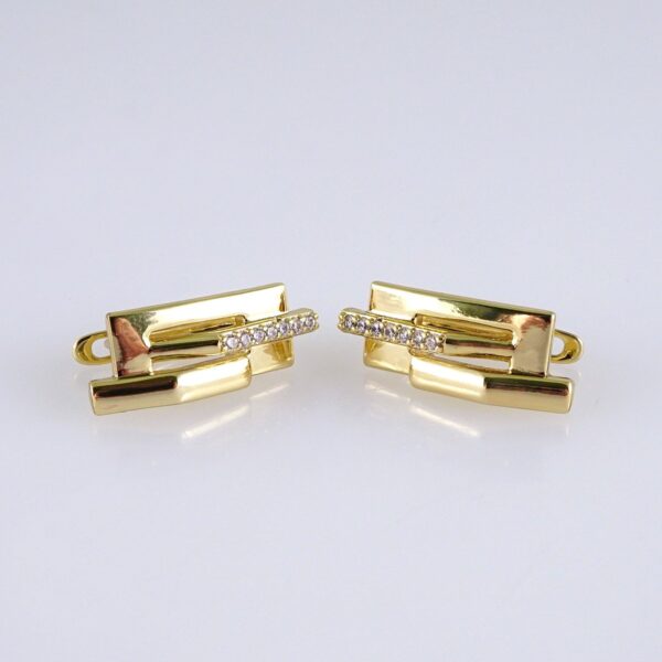 Women Earrings/ Aretes Dama/ Zircon Stone/ 14k Real Color// E1437