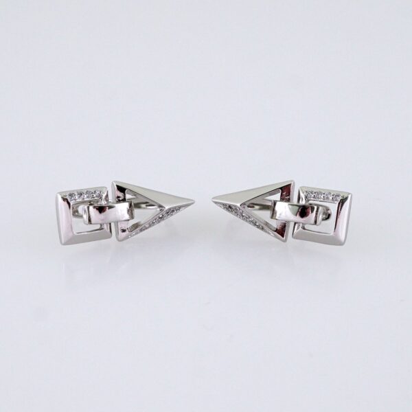 Women Earrings/ Aretes Dama/ Zircon Stone/ Silver Color// E1510