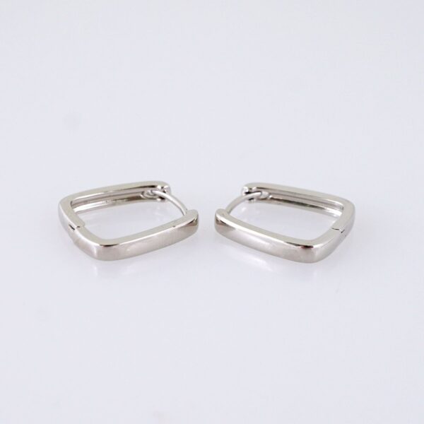 Women Earrings/ Aretes Dama/ Plain/ Silver Color// E1528