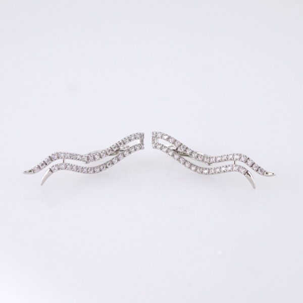 Women Earrings/ Aretes Dama/ Zircon Stone/ Silver Color// E1530