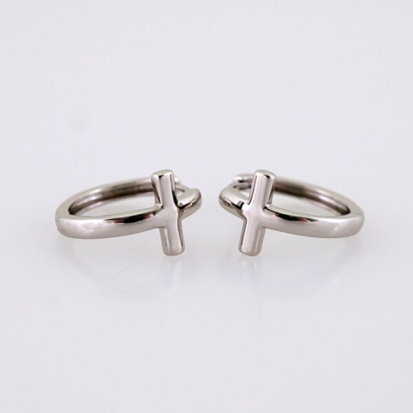 Women Earrings/ Aretes Dama/ Plain/ Silver Color// E1538