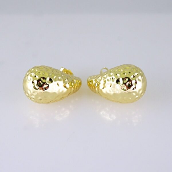 Women Earrings/ Aretes Dama/ Plain/ 14k Real Color// E1612