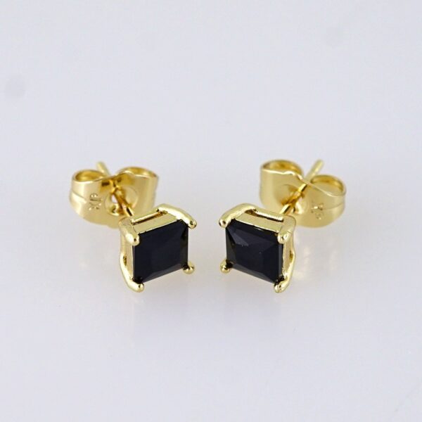E1717 Women's Earrings - Aretes Dama - Zircon Stone - 14K Real Color