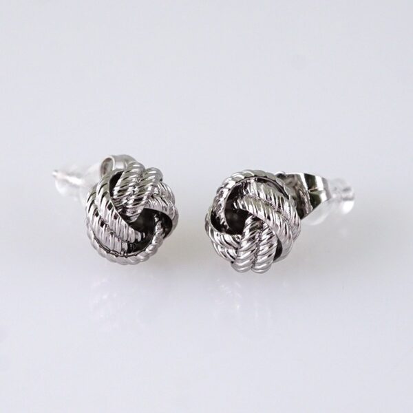E1730 Earrings Women/ Aretes Dama/ Plain/ Silver Color/