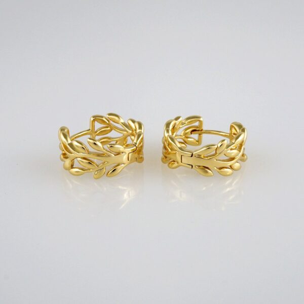 Earrings Woman/ Aretes Dama/Zircon Stone/14k Real Color/ / E261