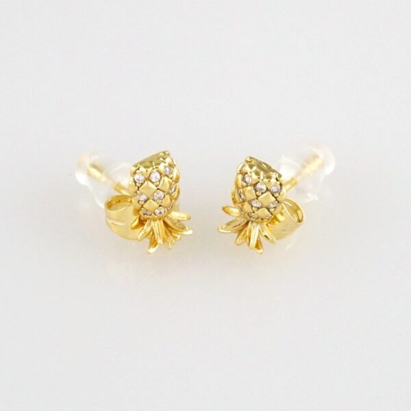 Earrings Woman/ Aretes Dama/ Zircon Stone/ 14k Real Color// E262