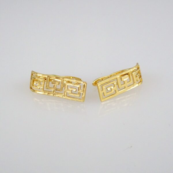 Earrings Woman/ Aretes Dama/  Zircon Stone/  14k Real Color// E310