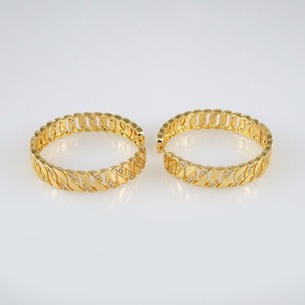 Earrings Woman/ Aretes Dama/  Zircon Stone/  14k Real Color// E352
