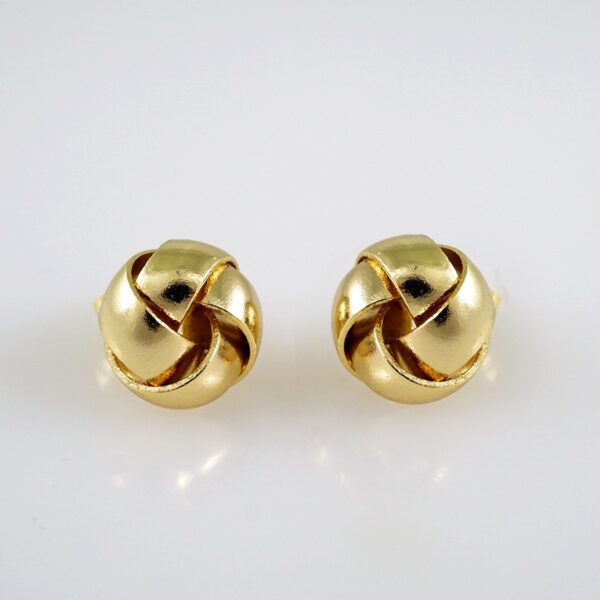 Women Earrings/ Aretes Dama/ Plain/ 14k Real Color//E506