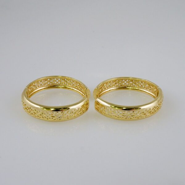 Women Earrings/ Aretes Dama/  Plain/  14k Real Color// E725