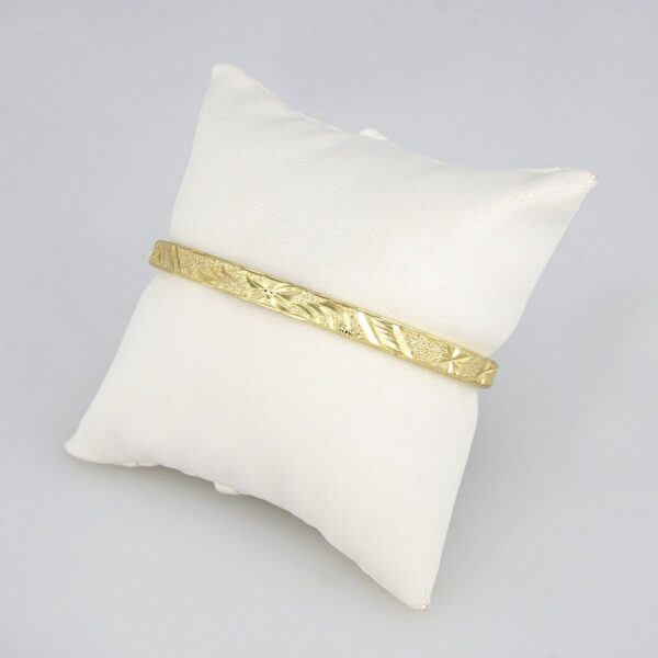 Bangles Woman/ Pulsos Dama/  Plain/  14K Real Color// P00107