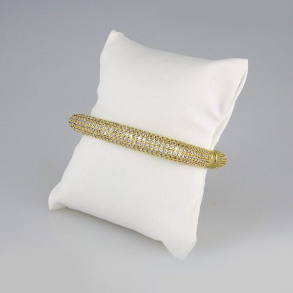Bangles Woman/ Pulsos Dama/ Zircon Stone/ 14K Real Color// P00145