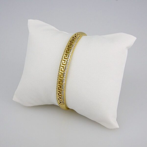 Bangles Woman/ Pulsos Damas/  Zircon Stone/  14K Real Color// P0134