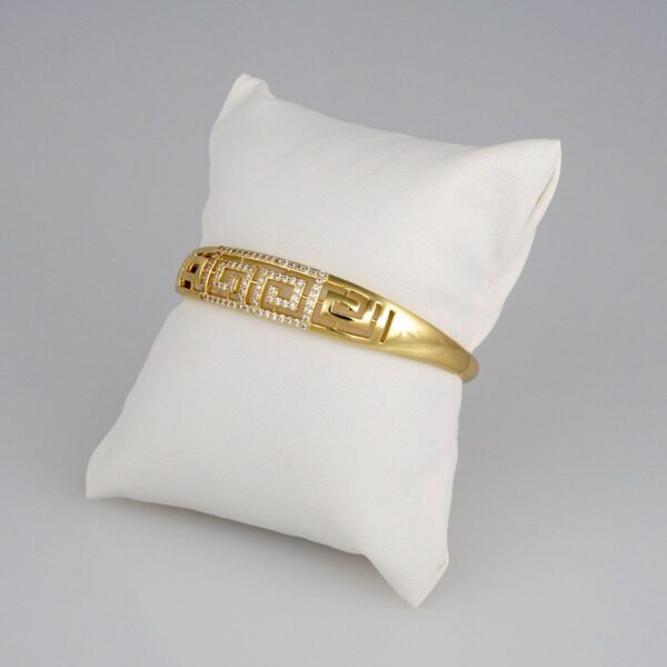 Bangles Women/ Pulsos Dama/  Zircon Stone/ 14K Real Color// P190