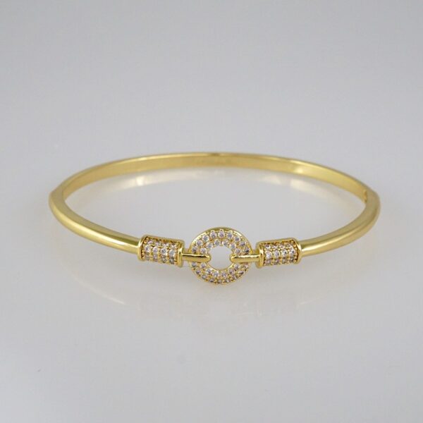 Bangles Woman/ Pulsos Dama/  Zircon Stone/  14K Real Color// P213