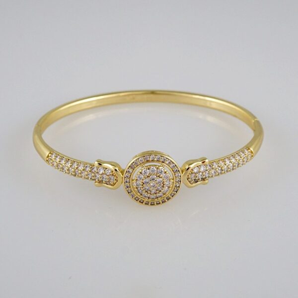 Bangles Woman/ Pulsos Dama/  Zircon Stone/  14K Real Color// P223