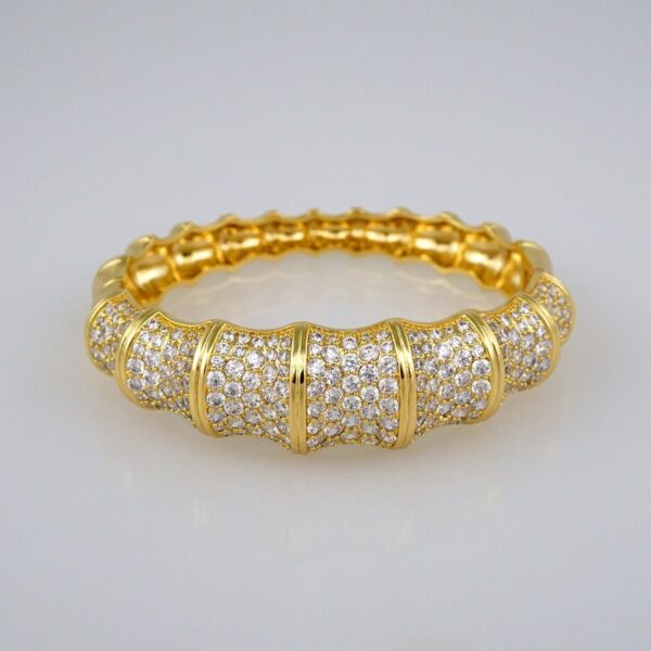 Bangles Women/ Pulsos Dama/ Zircon Stone/ 14K Real Color// P233