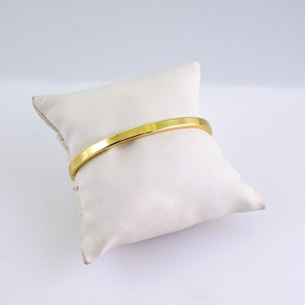 Bangles Women/ Pulsos Dama/ Plain/ 14K Real Color// P357