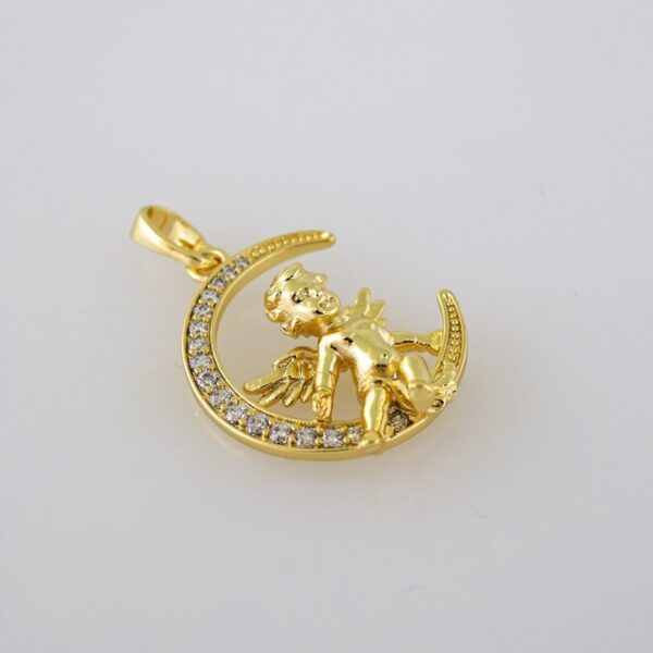 Pendants /Colgantes/ 14K Real Color/ Zircon Stone// PEN0073