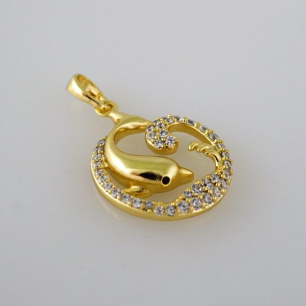 Pendants /Colgantes/  14K Real Color/  Zircon Stone// PEN0077