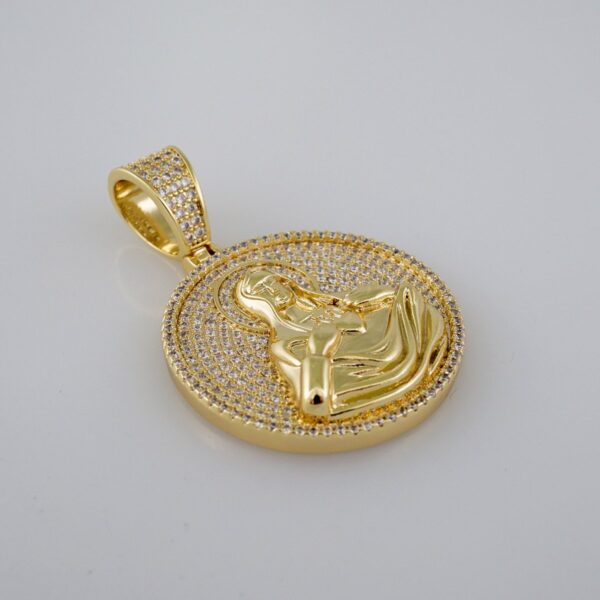Pendants / Colgantes/  Zircon Stone/  14K Real Color// PEN104