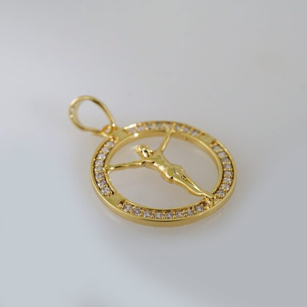 Pendants / Colgantes/  Zircon Stone/  14K Real Color// PEN112