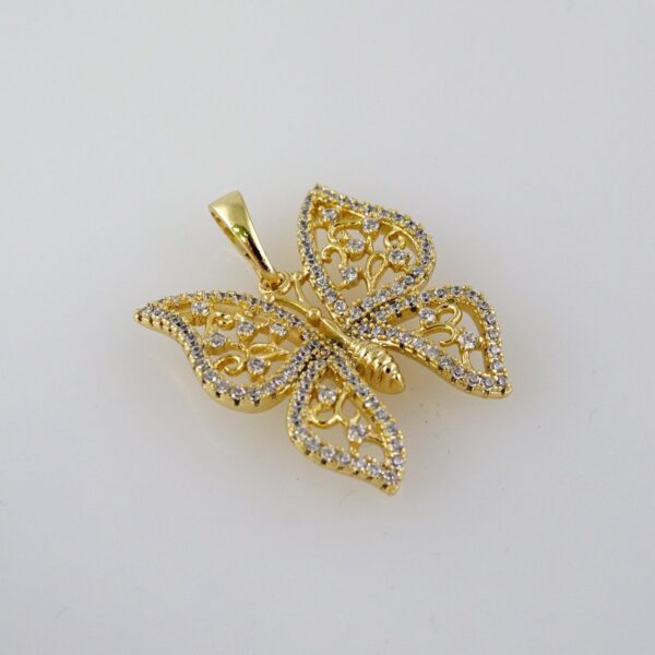 Pendants / Colgantes/  Zircon Stone/  14K Real Color// PEN115