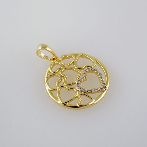 Pendants / Colgantes/  Zircon Stone/  14K Real Color// PEN117