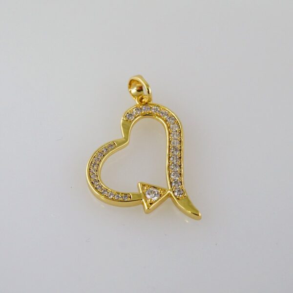 Pendants / Colgantes/  Zircon Stone/  14K Real Color// PEN118