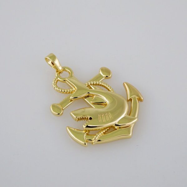 Pendants / Colgantes/  Plain/  14K Real Color// PEN95