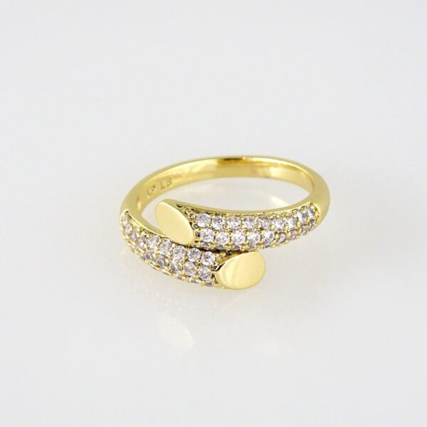 Woman Ring/ Anillos Damas/ Zircon Stone/ 14K Real Color// R054