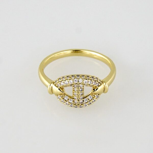 Woman Ring/ Anillos Damas/  14K Real Color/ Zircon Stone// R055