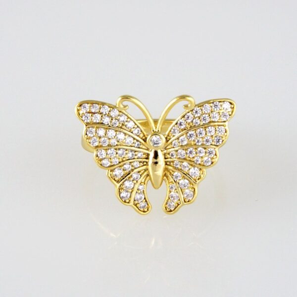 Woman Ring/ Anillos Damas/  Zircon Stone/  14K Real Color// R060