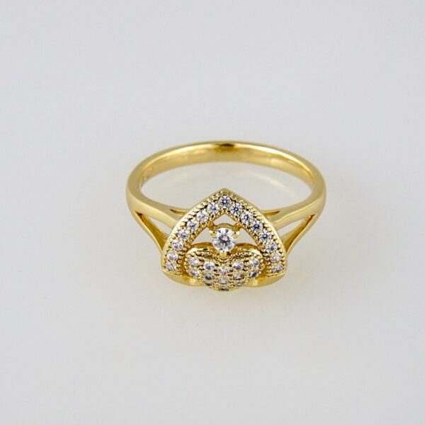 Woman Ring/ Anillos Damas/   14K Real Color/  Zircon Stone// R064