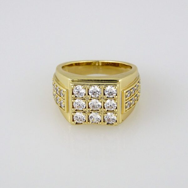 Men Ring/ Anillos Caballeros/ 14K Real Color/ Plain// R079