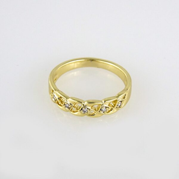 Woman Ring/ Anillos Damas/ 14K Real Color/  Zircon Stone// R084