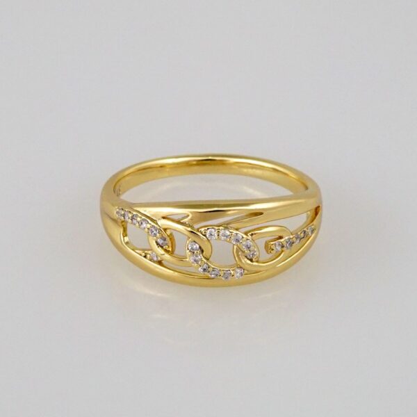 Woman Ring/ Anillos Damas/   14K Real Color/  Zircon Stone// R093