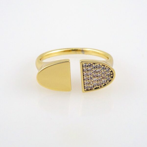 Woman Ring/ Anillos Damas/   14K Real Color/  Zircon Stone/ Ajustables// R100