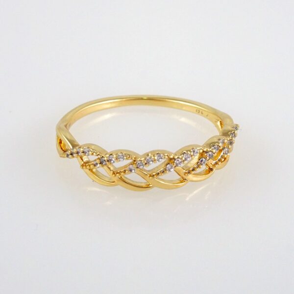 Woman Ring/ Anillos Damas/   14K Real Color/  Zircon Stone// R097