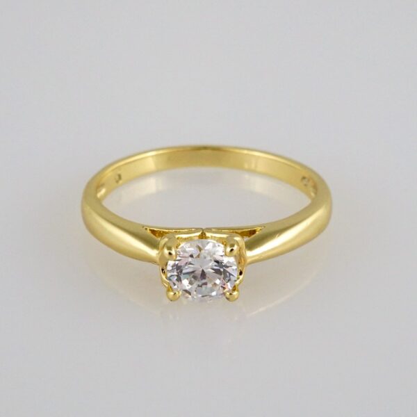 Woman Ring/ Anillos Damas/  14K Real Color/  Zircon Stone// R121