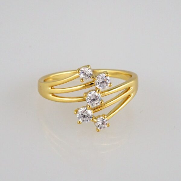 Woman Ring/ Anillos Damas/  14K Real Color/  Zircon Stone// R123