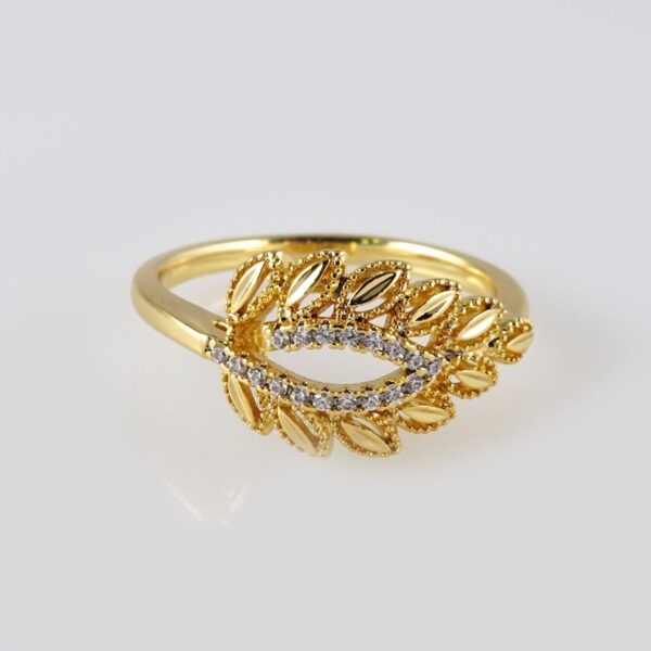 Woman Ring/ Anillos Damas/  14K Real Color/ Zircon Stone// R126