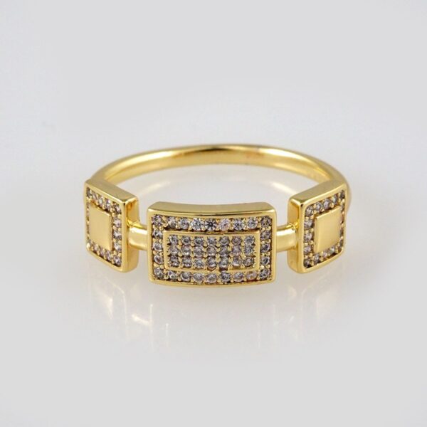 Woman Ring/ Anillos Damas/  14K Real Color/  Zircon Stone// R130