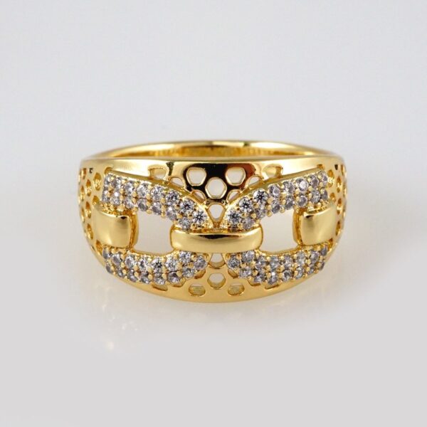 Woman Ring/ Anillos Damas/  14K Real Color/  Zircon Stone// R132