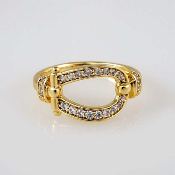 Woman Ring/ Anillos Damas/  14K Real Color/  Zircon Stone// R133