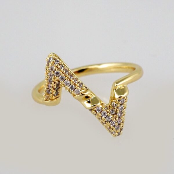 Woman Ring/ Anillos Damas/  14K Real Color/  Zircon Stone// R137