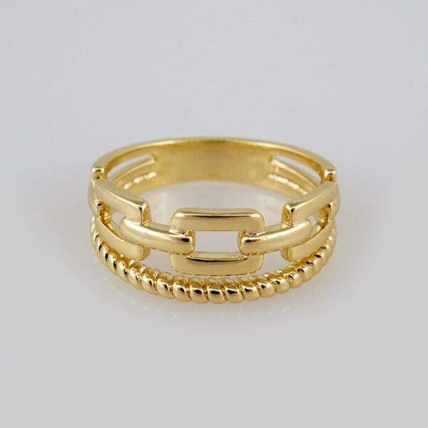 Woman Ring/ Anillos Damas/  14K Real Color/  Zircon Stone// R140