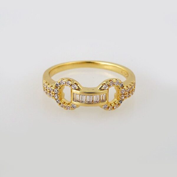 Woman Ring/ Anillos Damas/  14K Real Color/  Zircon Stone// R143