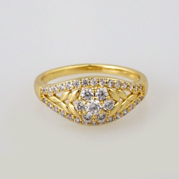 Woman Ring/ Anillos Damas/  14K Real Color/  Zircon Stone// R144