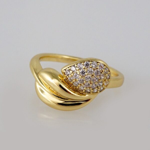 Woman Ring/ Anillos Damas/  14K Real Color/  Zircon Stone// R152